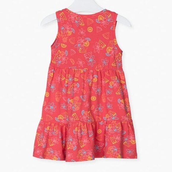 NWT Losan coral fruit print dress - Picture 2 of 4